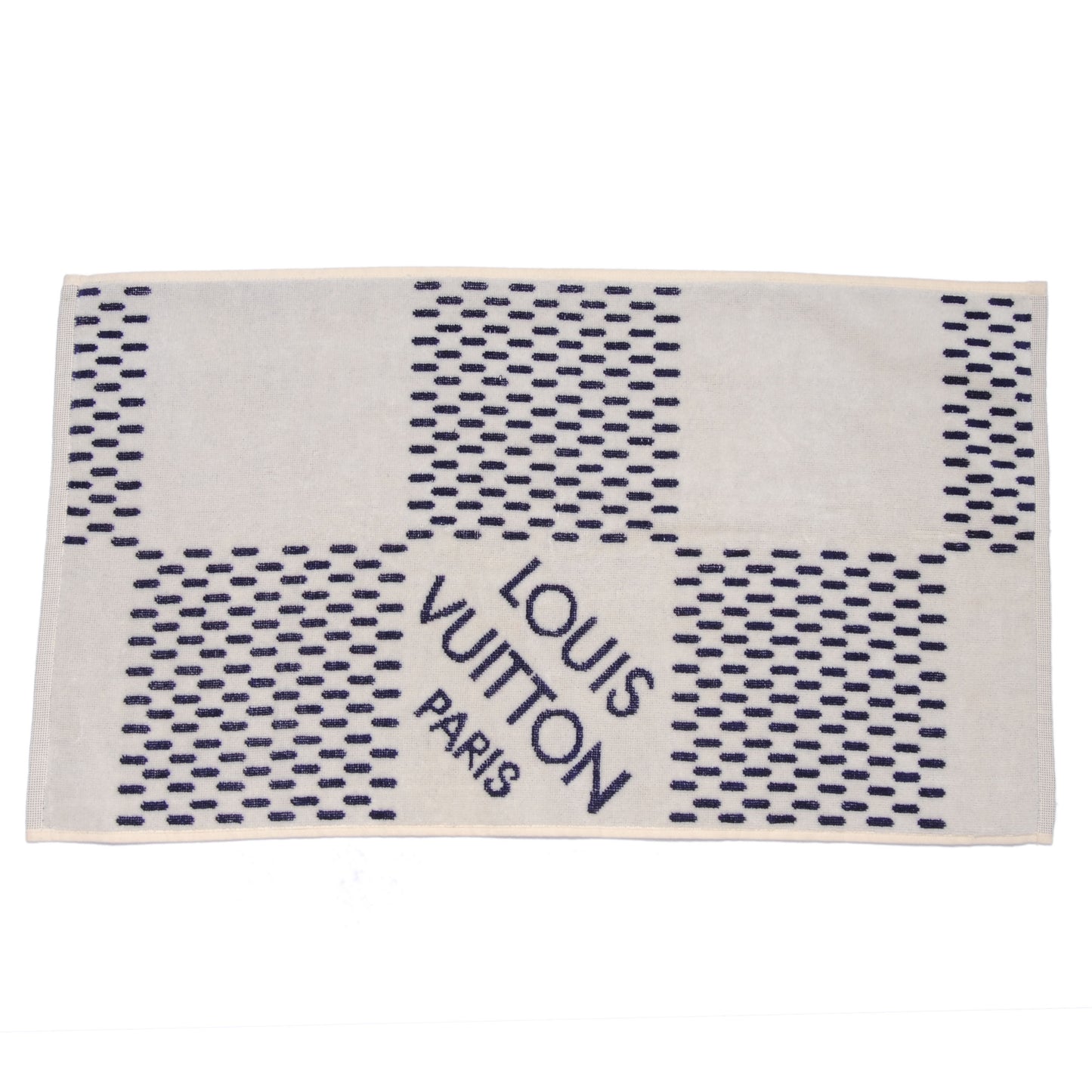 Cotton Damier Azur Gym Towel