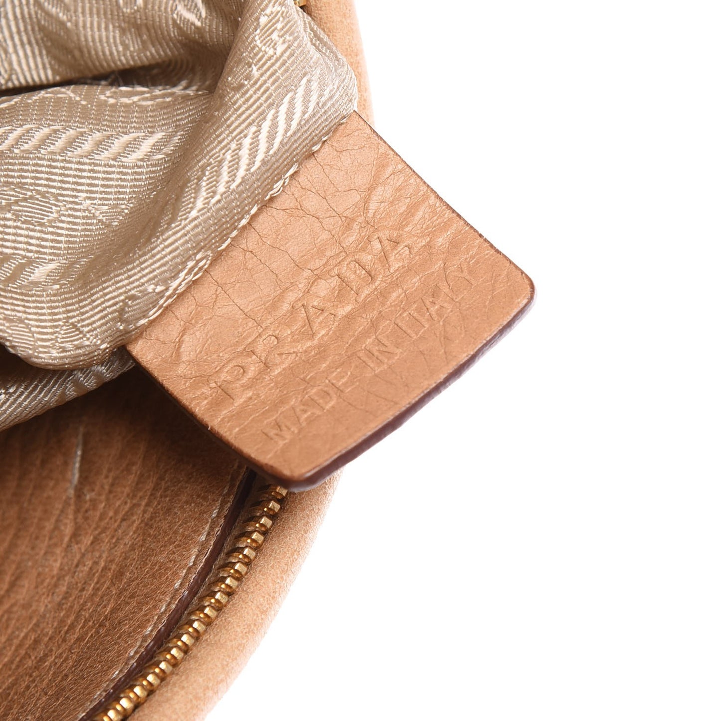 Cervo Deerskin Shopping Satchel Naturale