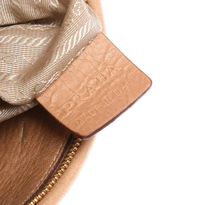 Prada Cervo Deerskin Shopping Satchel Naturale 8 of 15