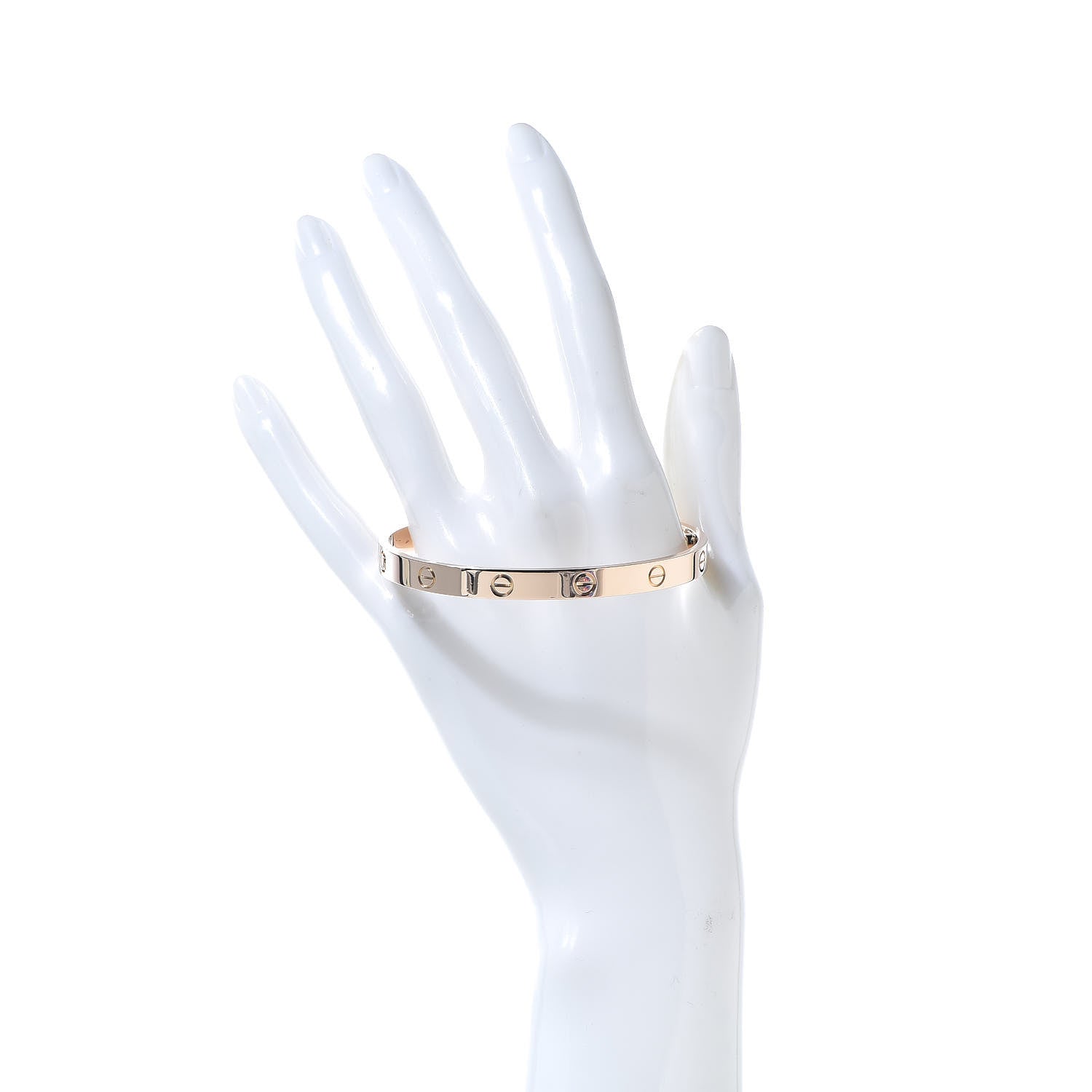 Cartier 18K Pink Gold LOVE Bracelet 19 2 of 7