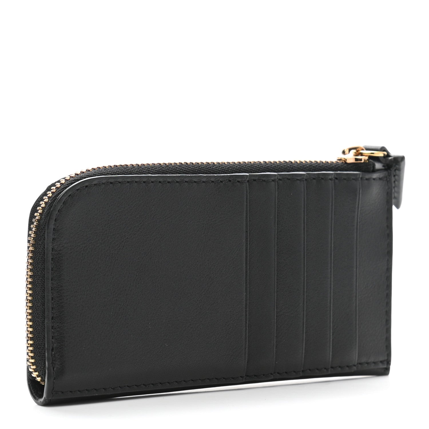 Versace Nappa La Medusa Zip Pouch Card Holder Black 3 of 7