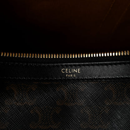 Celine Triomphe Canvas Medium Voyage Duffle Black 5 of 8