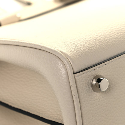Gucci Grainy Calfskin Small Zumi Top Handle Bag Mystic White 8 of 11