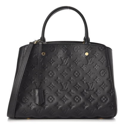 Louis Vuitton Empreinte Montaigne MM Black 1 of 7