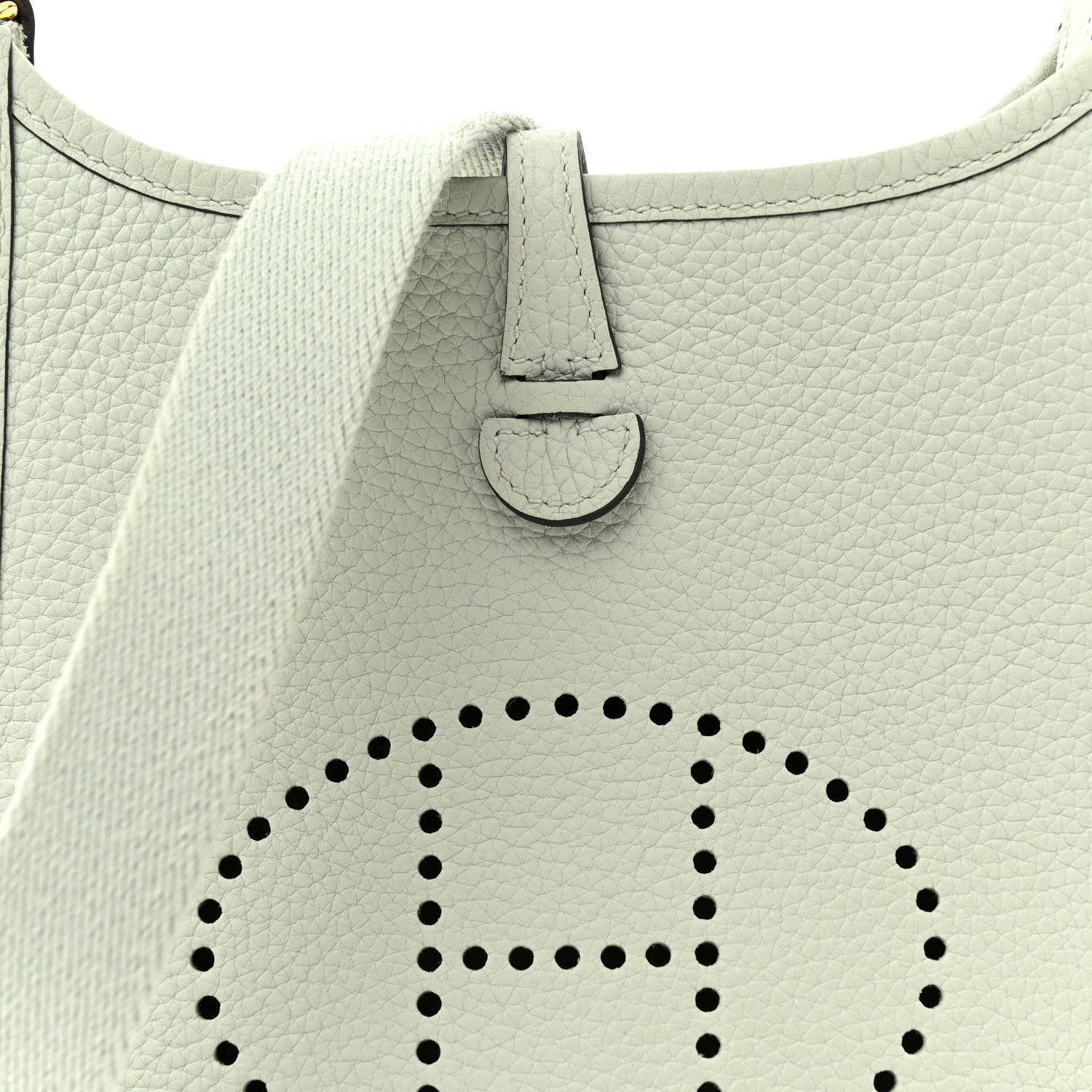 Hermes Taurillon Clemence Amazone Evelyne TPM Gris Neve 8 of 11