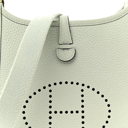 Hermes Taurillon Clemence Amazone Evelyne TPM Gris Neve 8 of 11