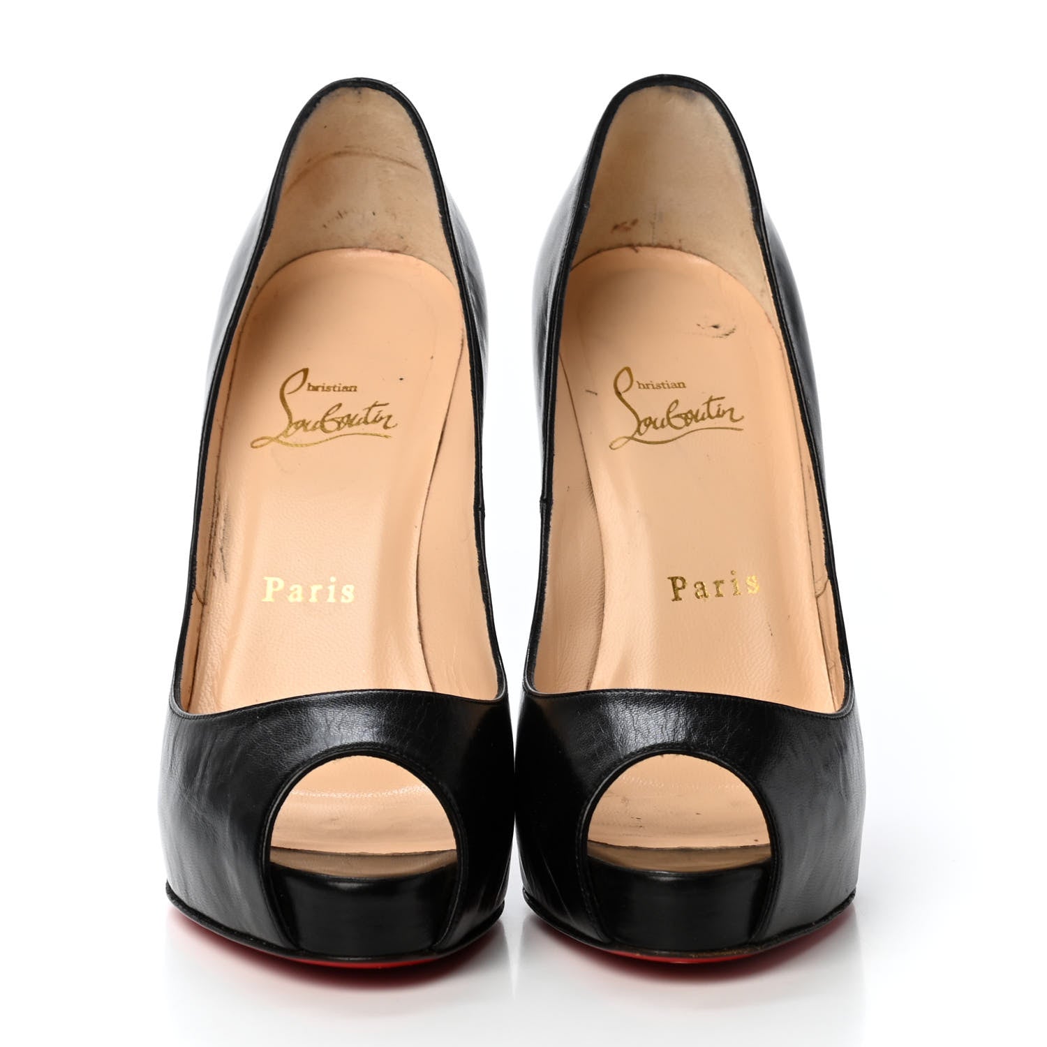 Christian Louboutin Kid Very Prive 120 Pumps 37 Black 2 of 4