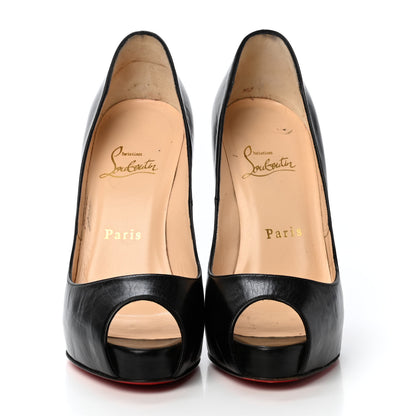 Christian Louboutin Kid Very Prive 120 Pumps 37 Black 2 of 4