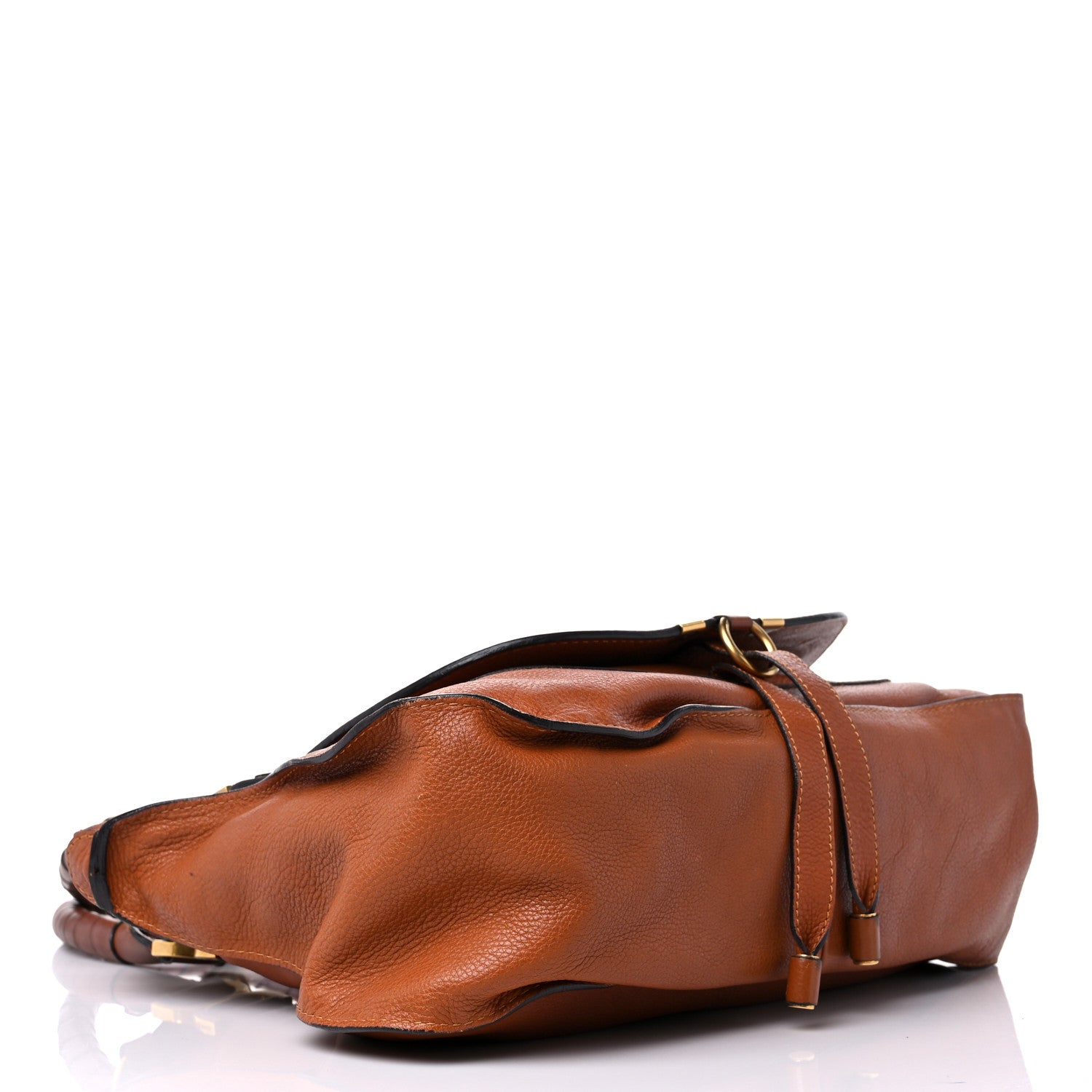 Chloe Calfskin Medium Marcie Satchel Tan 3 of 18