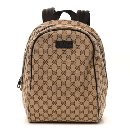 Gucci Monogram Travel Backpack Dark Brown 1 of 10