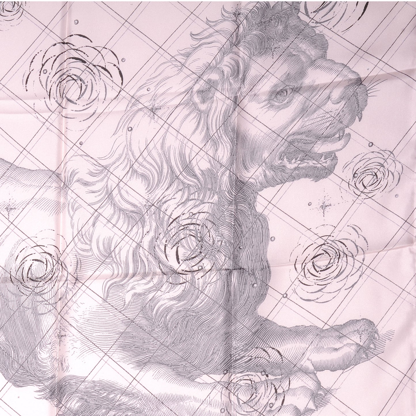 Silk Lion CC Scarf Light Pink