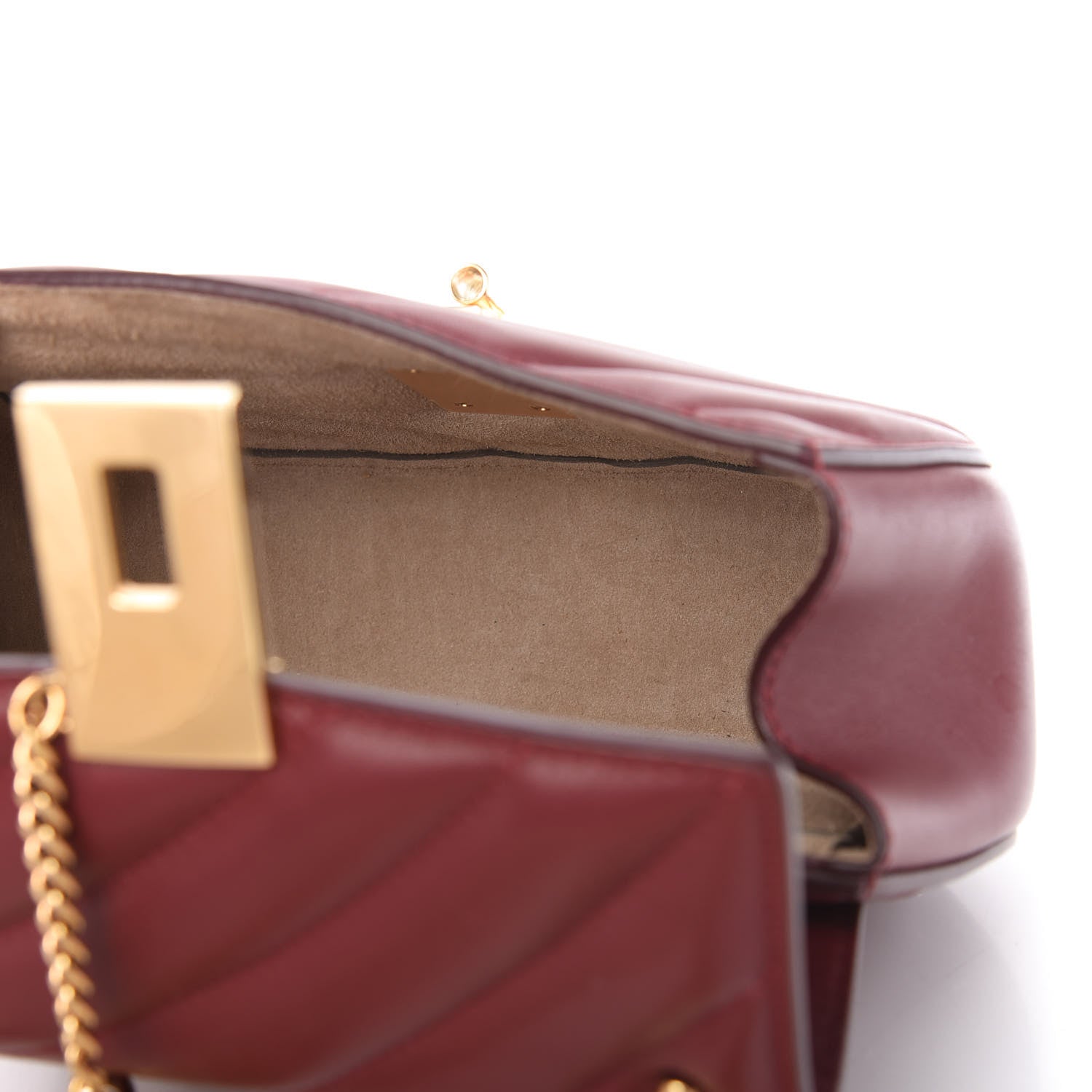Chloe Calfskin Quilted Mini Drew Bijou Shoulder Bag Plum Purple 5 of 10