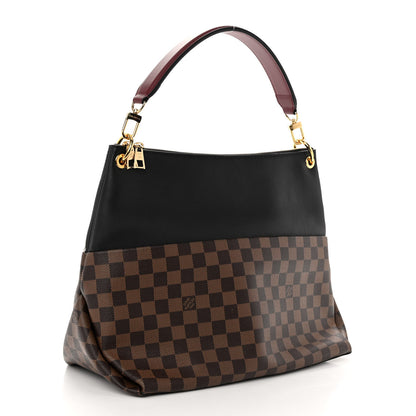 Louis Vuitton Damier Ebene Calfskin Maida Black 3 of 9