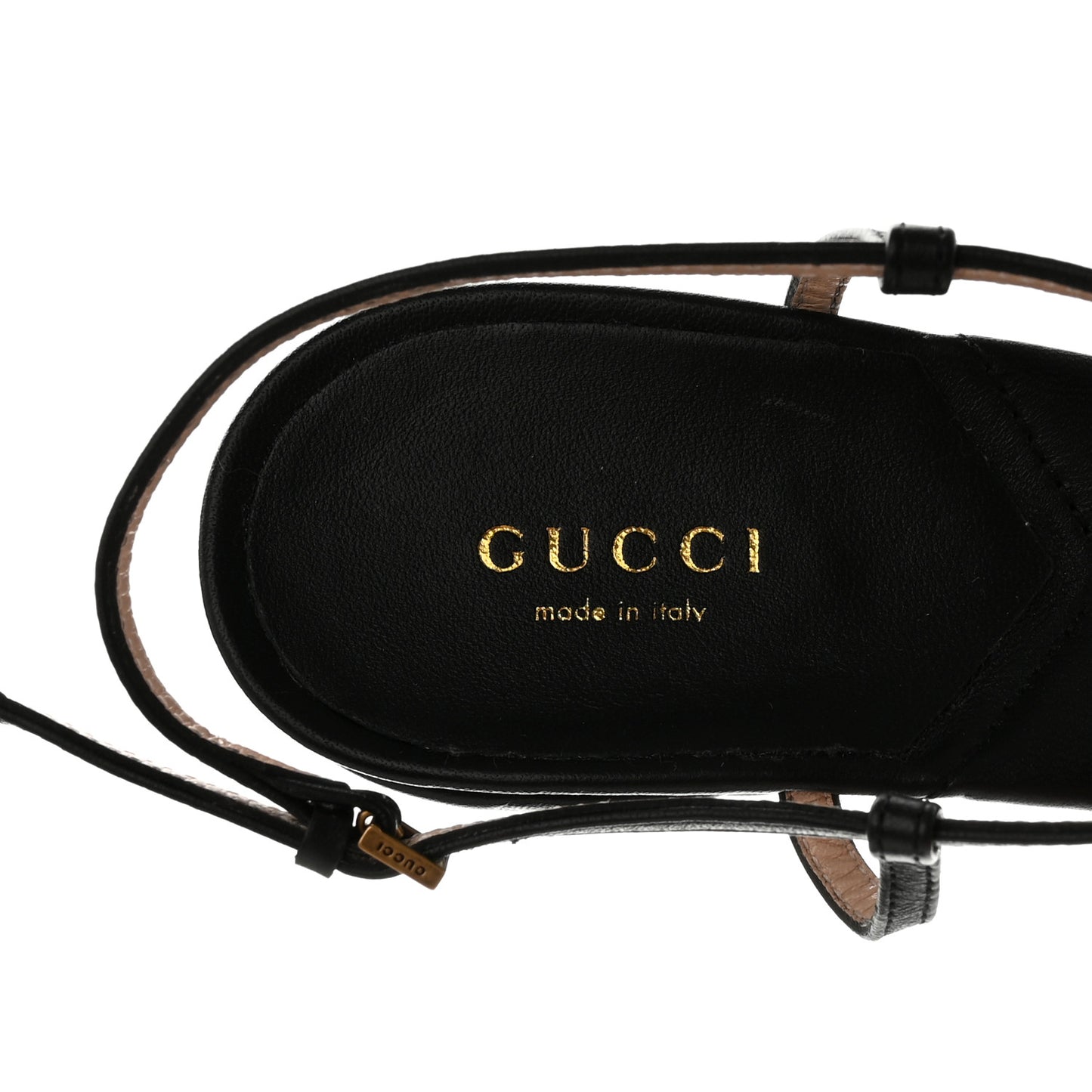 Nappa Matelasse T-Strap 40mm Sandals 40 Black