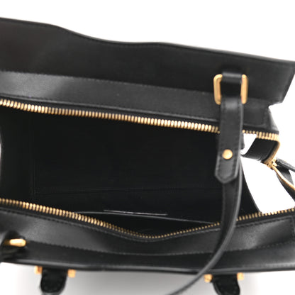 Saint Laurent Grain De Poudre Small Uptown Tote Black 5 of 13