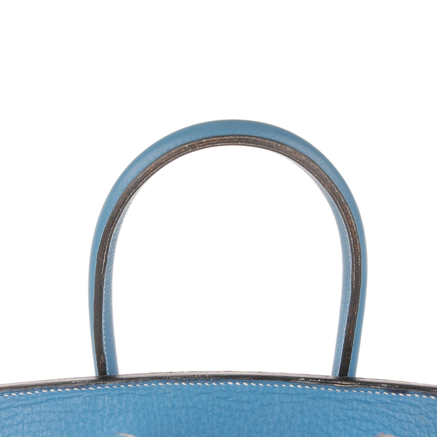 Taurillon Clemence Birkin 35 Blue Jean
