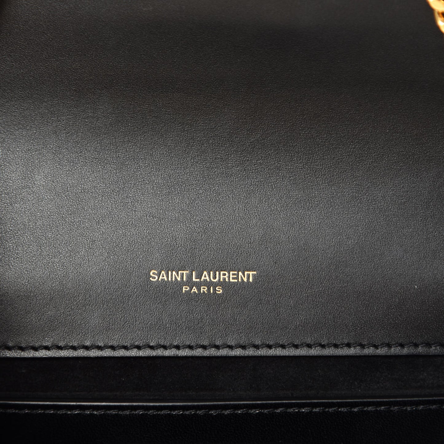 Smooth Calfskin Small Classic Monogram Kate Tassel Satchel Black