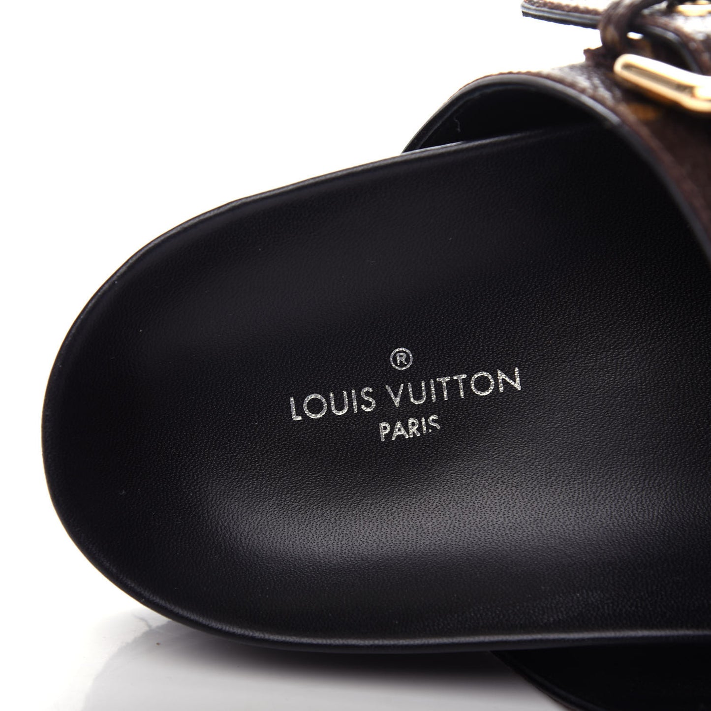 Monogram Bom Dia Mule Sandals 37 Black