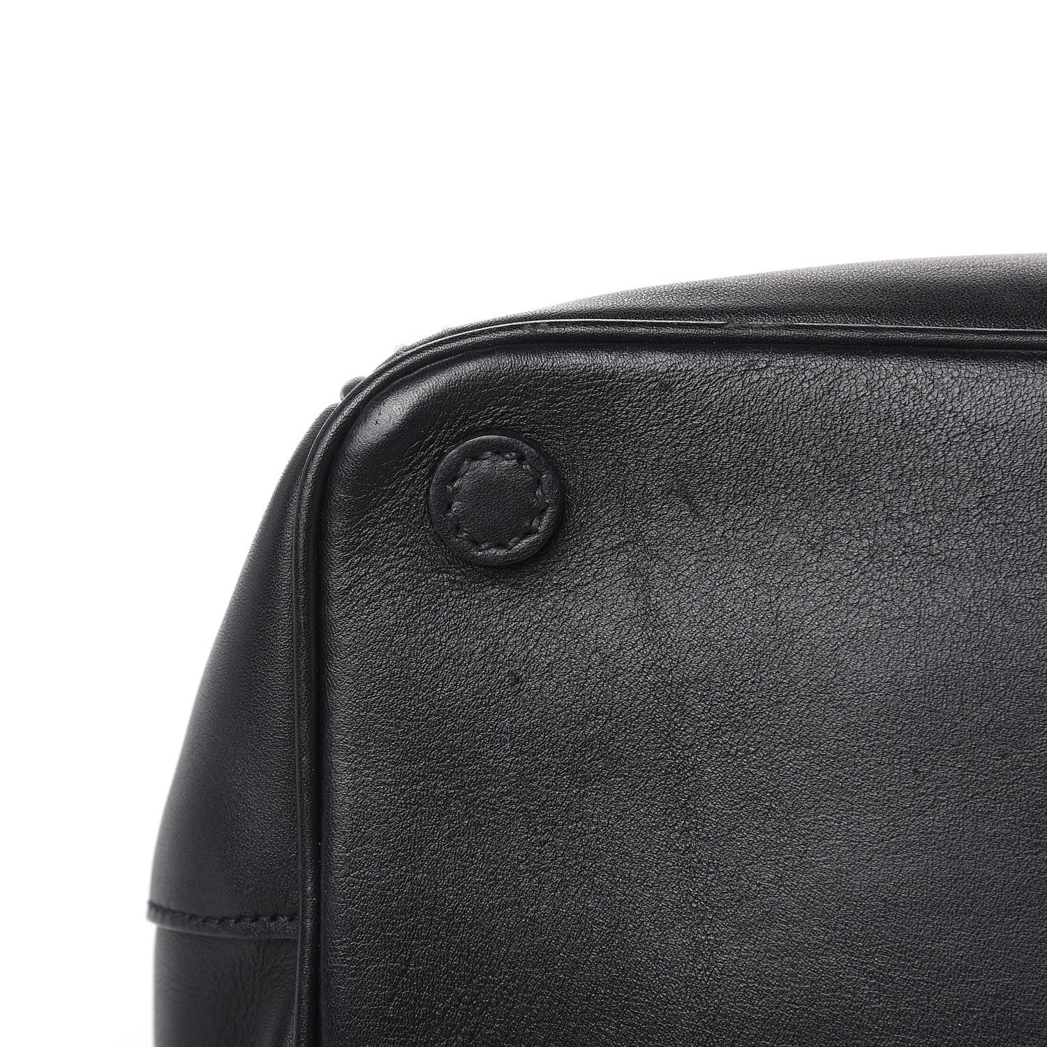 Prada City Calf Hand Stitched Medium Galleria Double Zip Tote Black 10 of 19