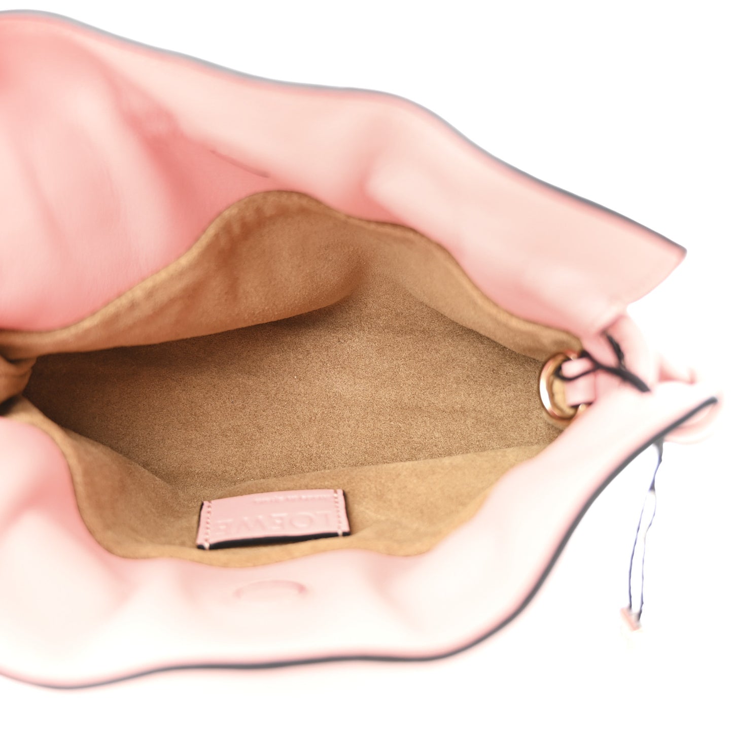 Calfskin Nano Flamenco Knot Clutch Warm Blossom