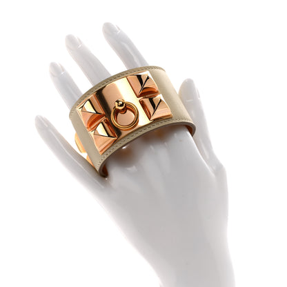 Hermes Swift Collier De Chien CDC Bracelet S Craie 2 of 5