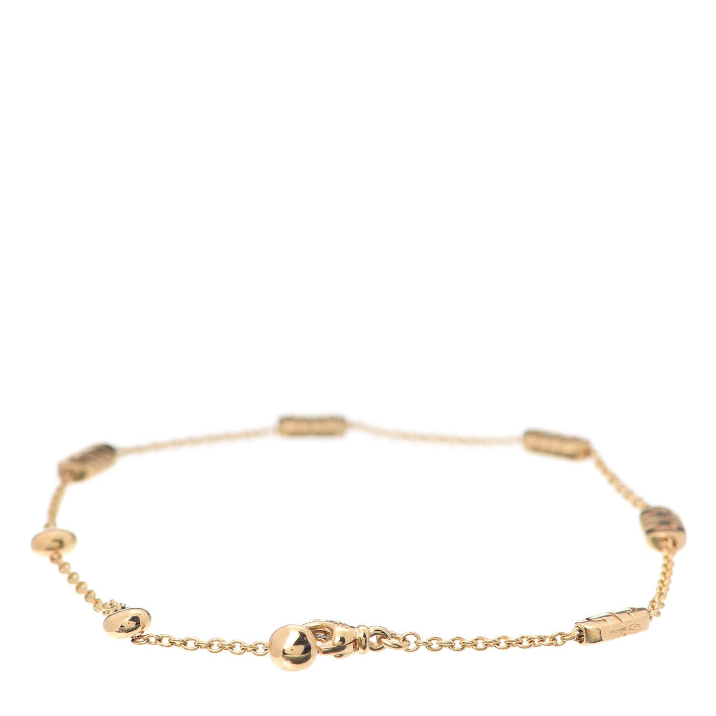 18K Yellow Gold Parentesi Chain Bracelet
