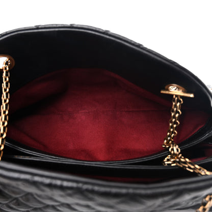 Chanel Aged Calfskin Quilted Medium Just Mademoiselle Black 7 of 12