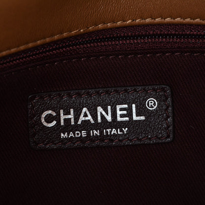 Chanel Lambskin Chevron Medium Single Flap Camel 6 of 7