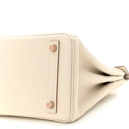 Hermes Togo Birkin 25 Craie 10 of 11