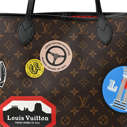 Louis Vuitton Monogram My LV World Tour Neverfull MM 9 of 12
