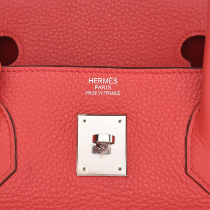 Hermes Taurillon Clemence Birkin 40 Bougainvillea 14 of 39