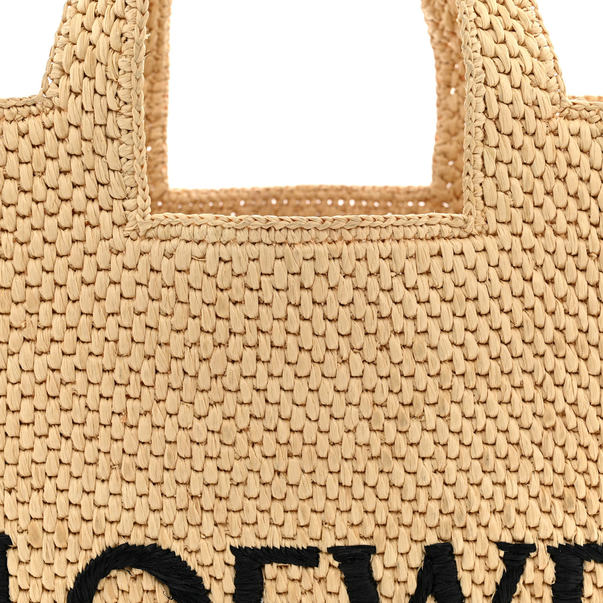 Loewe Raffia Paula's Ibiza Small Font Tote Natural Tan 6 of 9