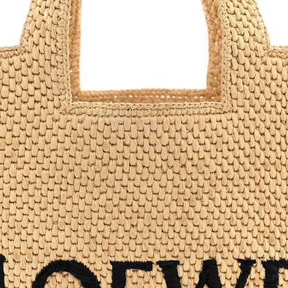 Loewe Raffia Paula's Ibiza Small Font Tote Natural Tan 6 of 9