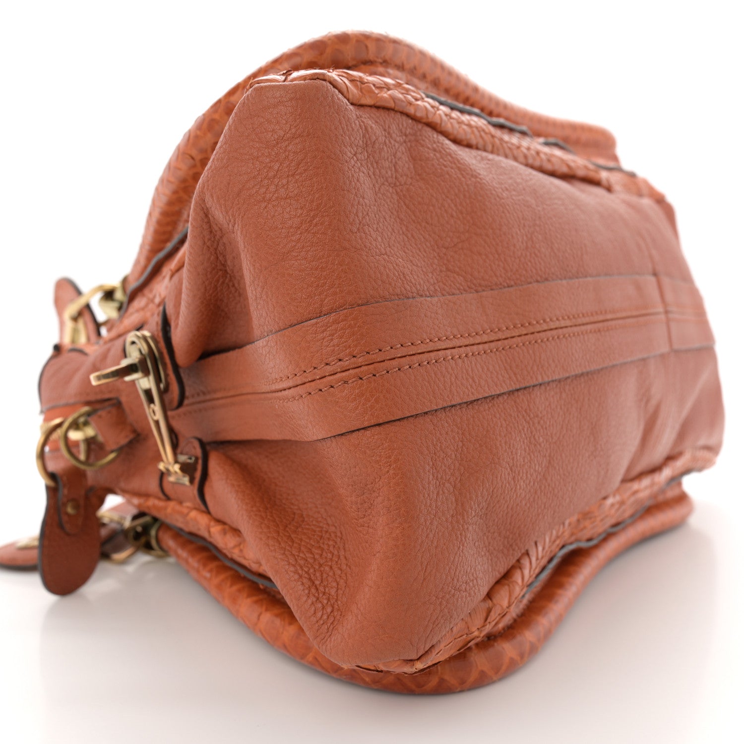 Chloe Snakeskin Medium Paraty Brown 9 of 14