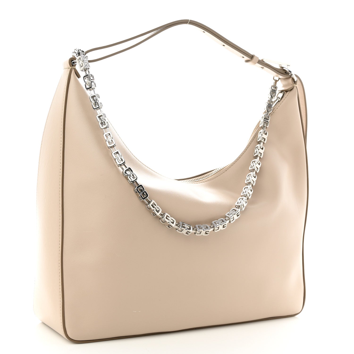 Givenchy Smooth Calfskin Medium Moon Cut Shoulder Bag Dune 3 of 8