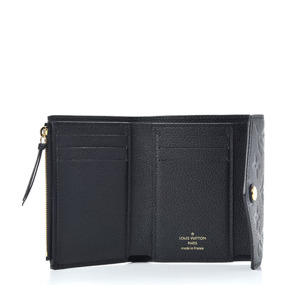 Louis Vuitton Empreinte Victorine Wallet Black 6 of 7