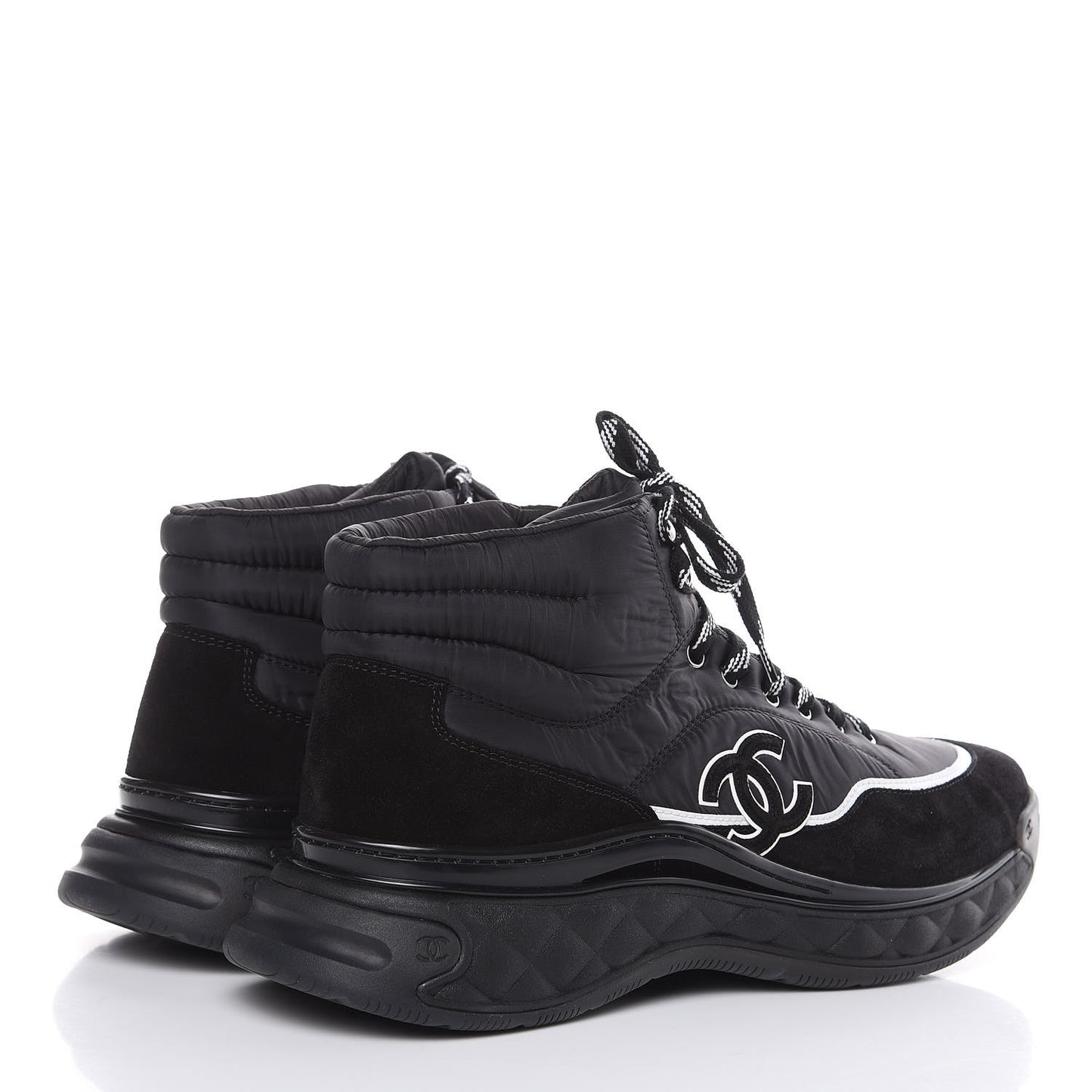 Fabric Suede Mens CC Sneakers 46 Black