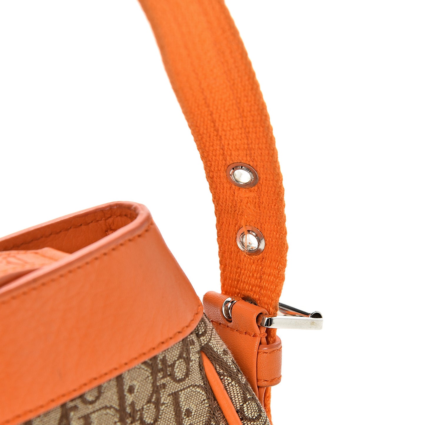 Monogram Shoulder Bag Orange Beige