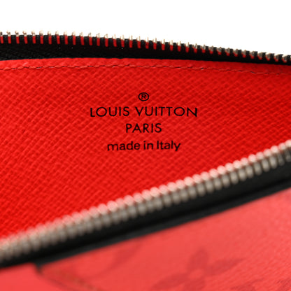 Louis Vuitton Taigarama Coin Card Holder Fire Red 6 of 7