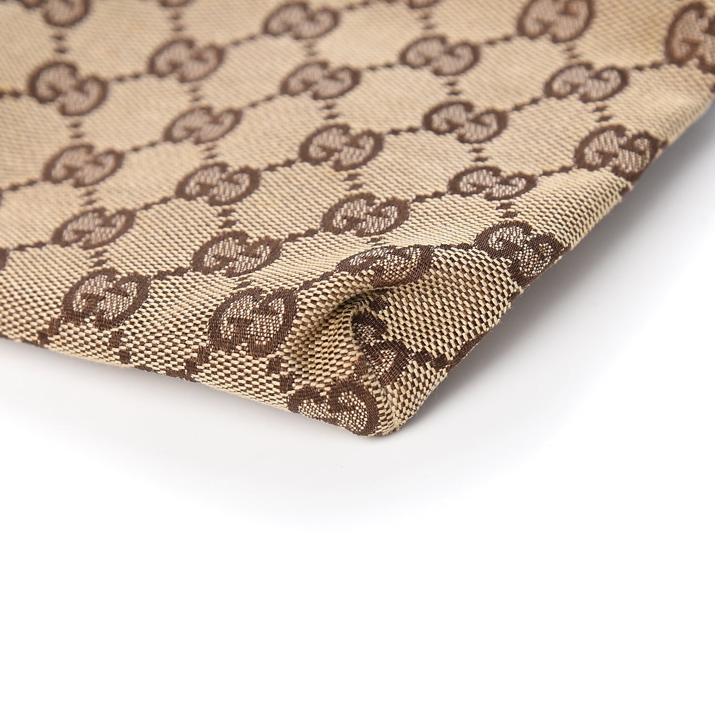 GG Monogram Double Pocket Belt Bag Dark Brown