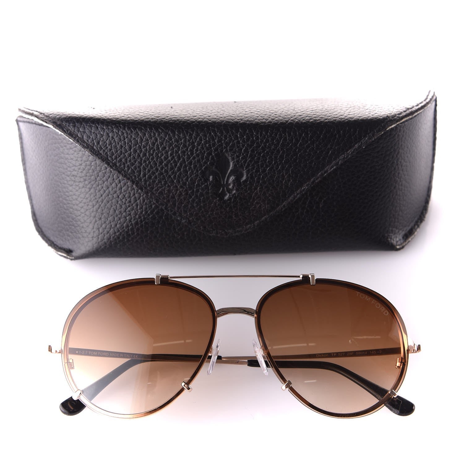Tom Ford Oval Dickon Sunglasses TF 527 Brown 7 of 7