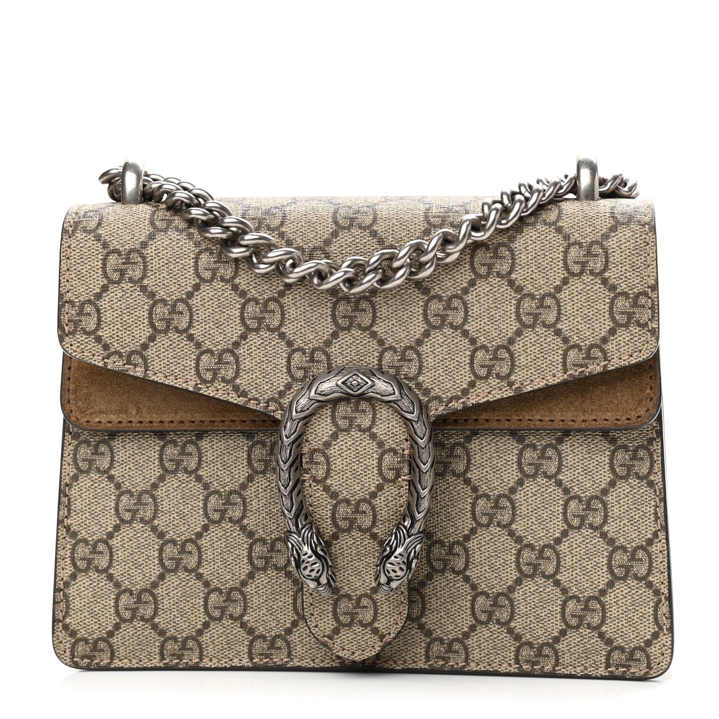 GG Supreme Monogram Mini Dionysus Shoulder Bag Taupe