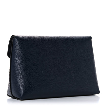 Mulberry Small Classic Grain Darley Cosmetic Pouch Navy 3 of 13