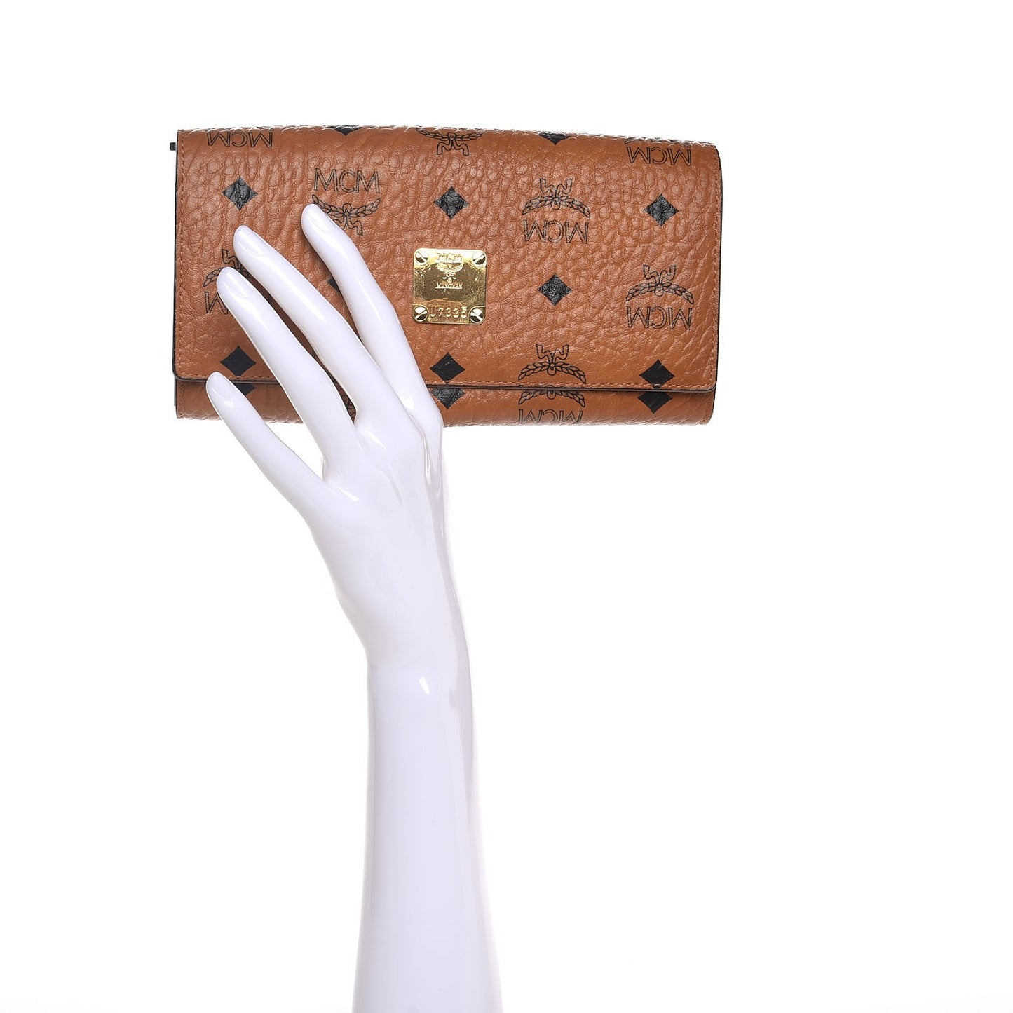 Visetos Heritage Continental Flap Wallet Cognac