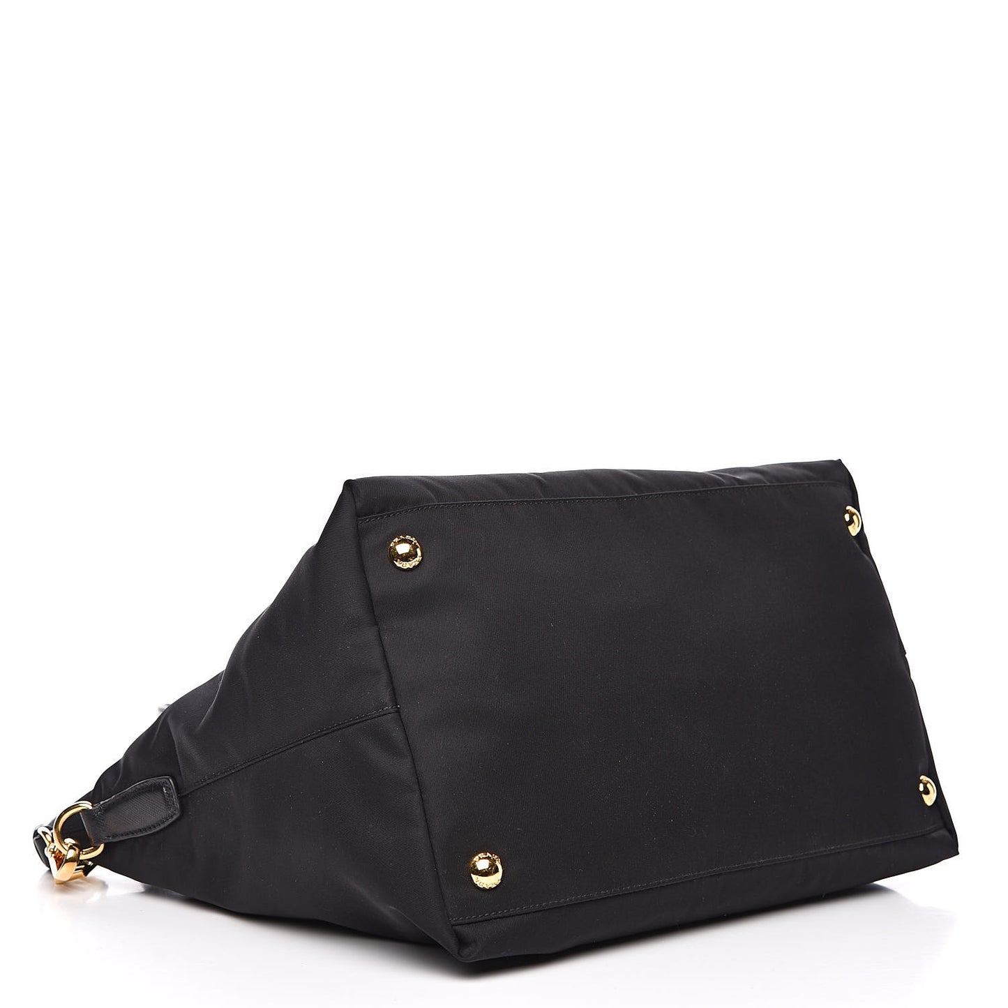 Saffiano Tessuto Nylon Tote Black
