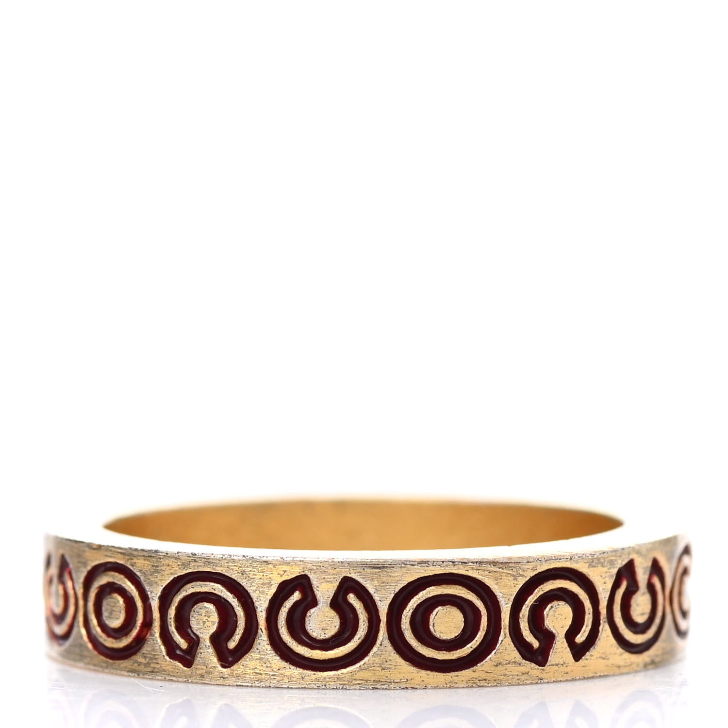Chanel Metal Coco Logo Ring 54 Gold 3 of 5