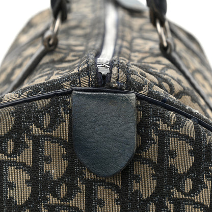 Christian Dior Monogram Boston Navy Blue 12 of 16