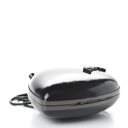 Saint Laurent Smooth Calfskin Heart Monogram Love Box Crossbody Black 4 of 9