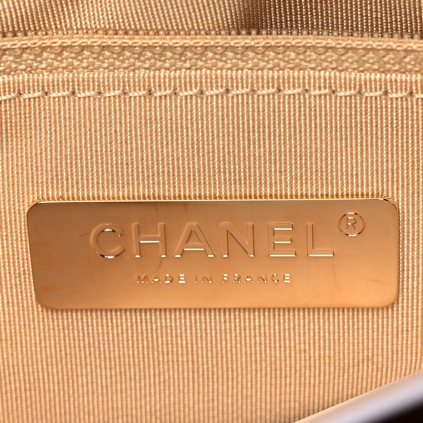 Metallic Goatskin Quilted Medium Chanel 19 Flap Gold