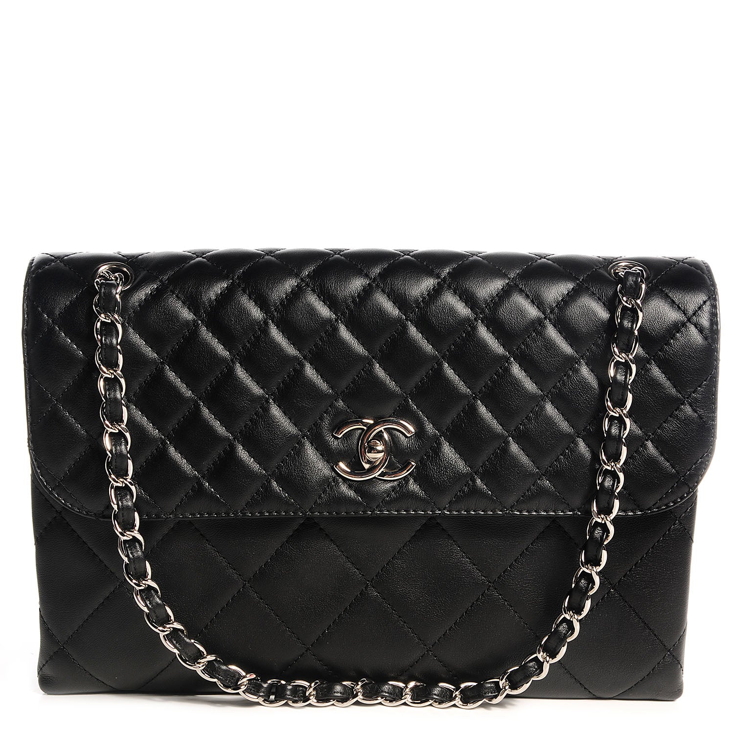 Chanel Calfskin Quilted In the Business Flap Bag Black 1 of 9